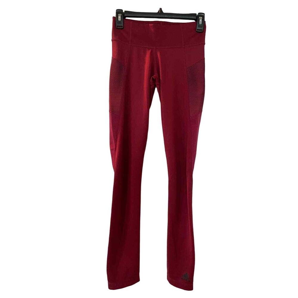 Adidas womens climalite running‎ athletic active pants leggings XS